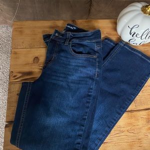 Maurice’s slim bootcut mid rise jeans, size 4 short